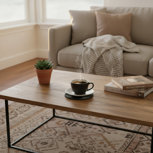 Elephant Calf Slate Coaster – Natural Slate • Enhanced Detail Finish